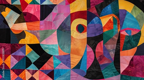 Multicolored Chaotic Artistic Pattern for Backgrounds