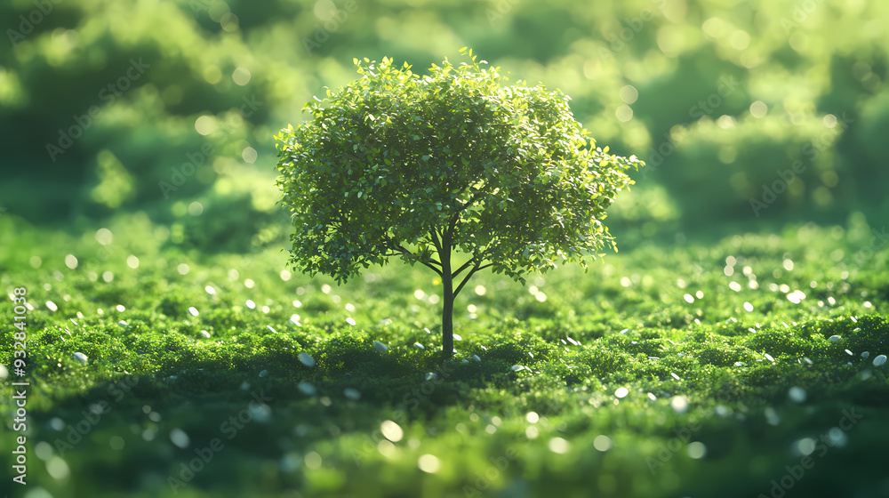 A tree, environmental protection concept A tree, environmental protection concept