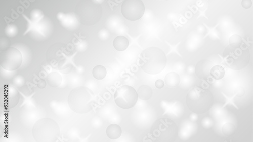 円のぼかしのキラキラ背景