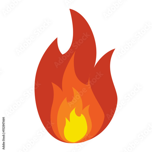 fire cartoon with transparent background