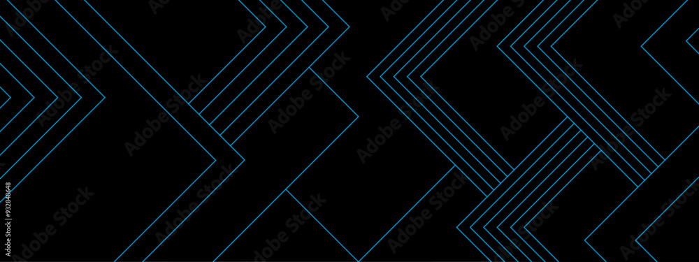 Black and blue background set with abstract blue lines decoration. luxury triangles abstract blue metal background with white light lines. Modern lines pattern futuristic technology concept Black and blue background set with abstract blue lines decoration. luxury triangles abstract blue metal background with white light lines. Modern lines pattern futuristic technology concept