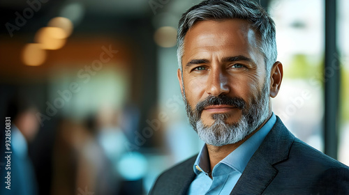 Confident businessman with ...