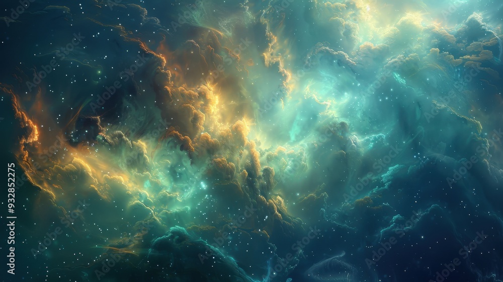 Imagine a surreal digital realm with an abstract background featuring nebulous clouds, celestial bodies, and soft glowing elements to create a dreamscape of fantasy Imagine a surreal digital realm with an abstract background featuring nebulous clouds, celestial bodies, and soft glowing elements to create a dreamscape of fantasy