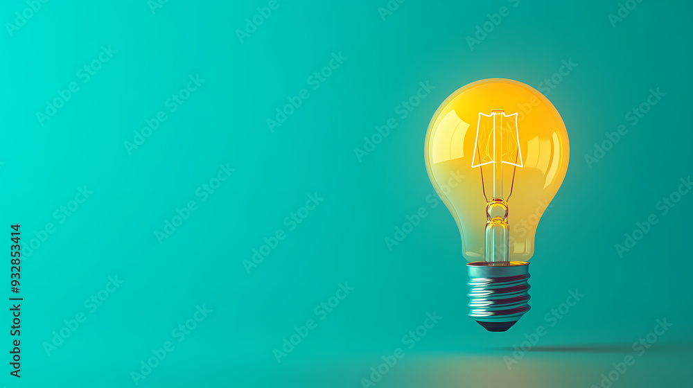 A light bulb, creative inspiration theme A light bulb, creative inspiration theme