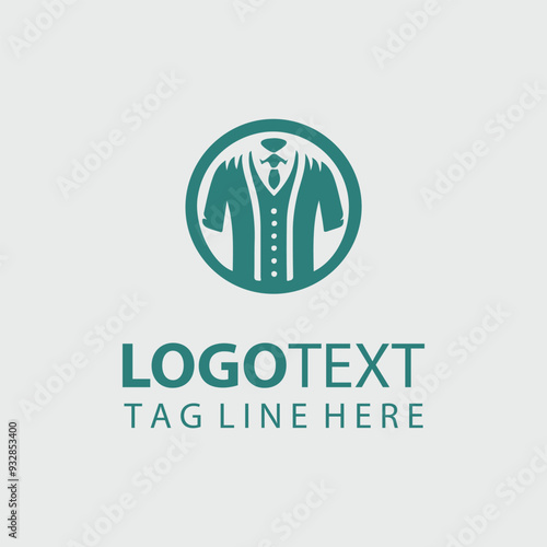 Man Dress Logo Illustrations