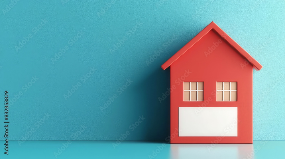 Declined mortgage application, zoomed-in on rejection, 3D illustration Declined mortgage application, zoomed-in on rejection, 3D illustration