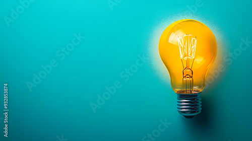 A light bulb, creative inspiration theme