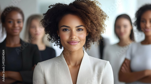 Confident businesswoman wit...