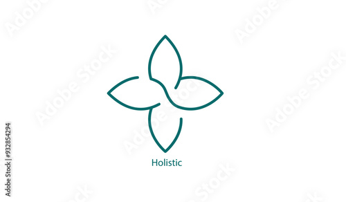 Vector Icon: Holistic Wellness and Wellbeing Icon