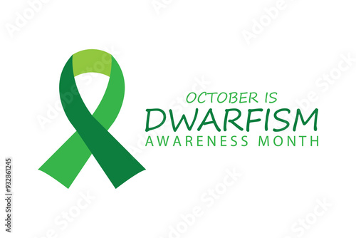 dwarfism awareness month .banner background vector illustration with awareness design