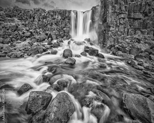 Iceland, Golden Circle, Oxarafoss photo