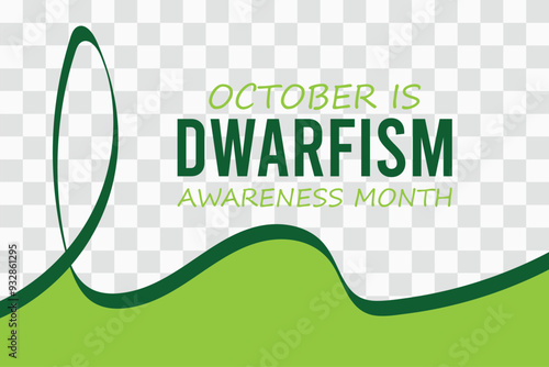 dwarfism awareness month .banner background vector illustration with awareness design