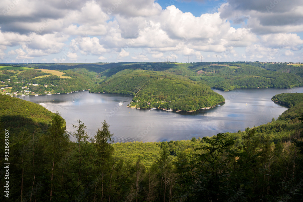 The River Running through Eifel National Park in North Rhine-Westphalia, Germany The River Running through Eifel National Park in North Rhine-Westphalia, Germany