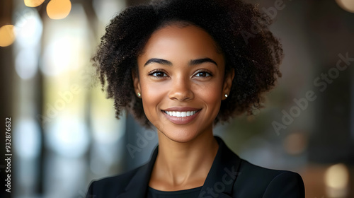 Portrait of a smiling Afric...