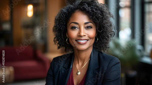 Portrait of a smiling Afric...