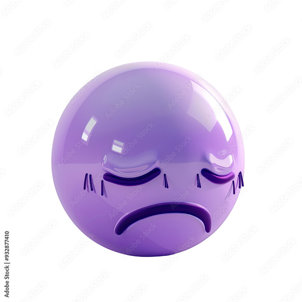 Sad Emoticon Or Emoji, Generative AI Sad Emoticon Or Emoji, Generative AI