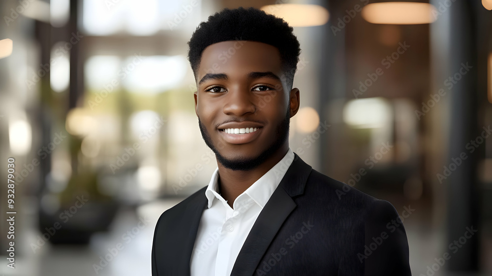 Portrait of a smiling man in a suit. Portrait of a smiling man in a suit.