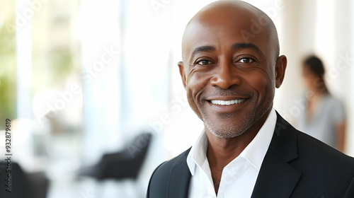 Portrait of a smiling matur...