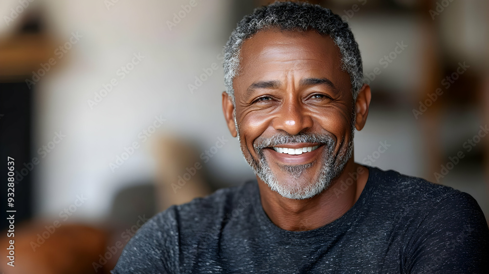 Portrait of a smiling mature man.
