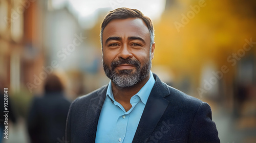 Portrait of a smiling middl...