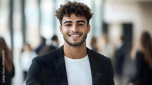 Portrait of a smiling young...