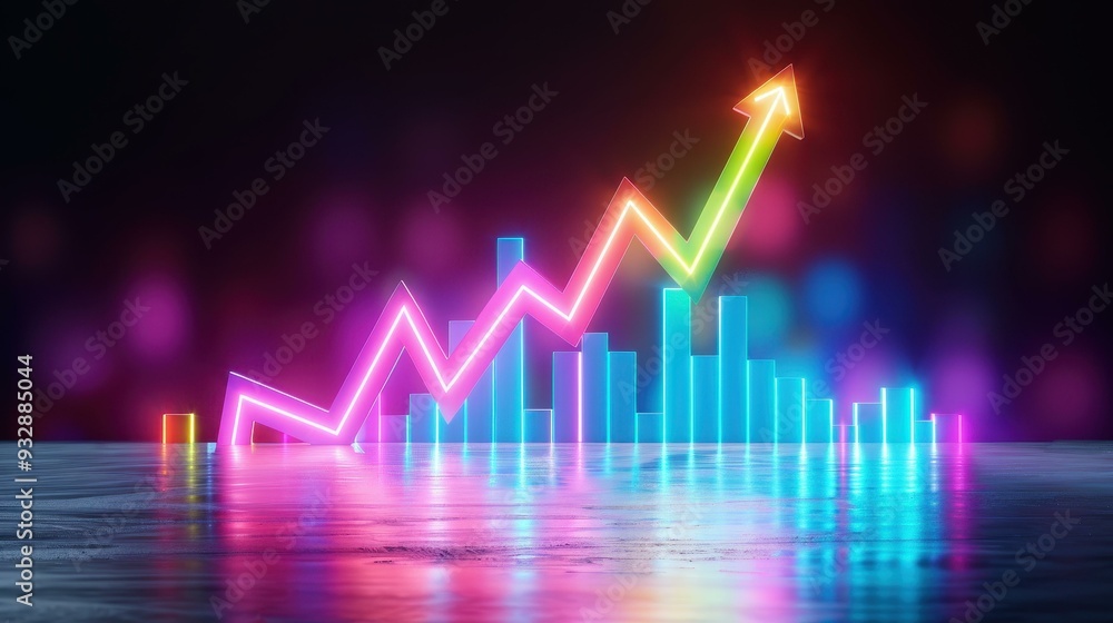 A mesmerizing 3D rendering of a glowing forex chart set against a dark backdrop, symbolizing financial growth and success. A mesmerizing 3D rendering of a glowing forex chart set against a dark backdrop, symbolizing financial growth and success.