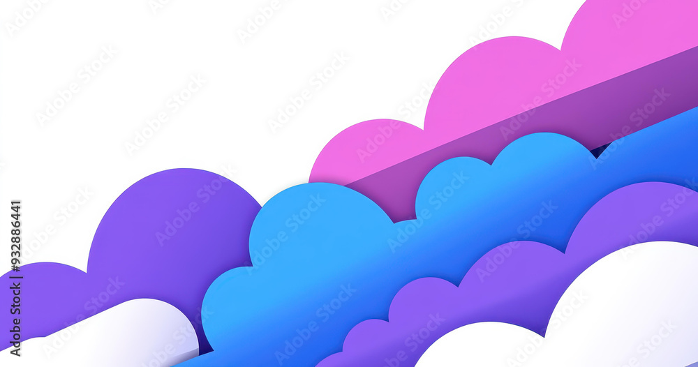 Vibrant blue and purple clouds create a dreamy background, evoking a sense of wonder and interactive experiences. Vibrant blue and purple clouds create a dreamy background, evoking a sense of wonder and interactive experiences.
