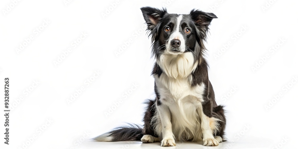 Alert and curious border collie dog sitting , alert, curious, border collie, dog, sitting, attentive, intelligent Alert and curious border collie dog sitting , alert, curious, border collie, dog, sitting, attentive, intelligent