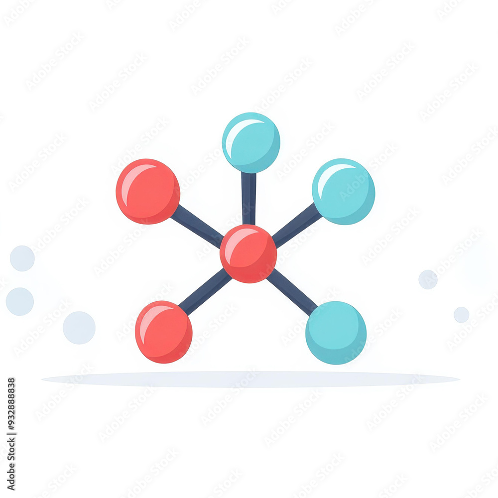 Explore the vibrant and engaging molecular structure of ethanol in a modern flat illustration with textures. Explore the vibrant and engaging molecular structure of ethanol in a modern flat illustration with textures.