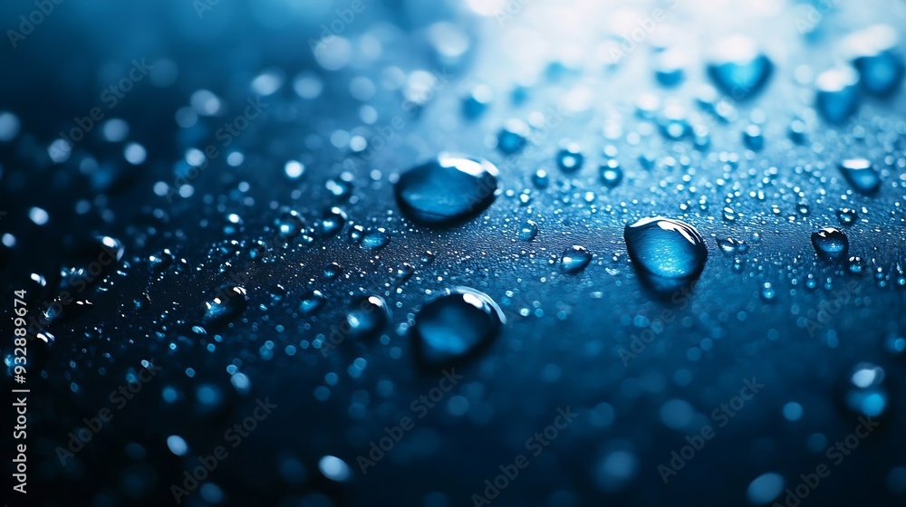 A closeup photo of water droplets that can be used in science medicine ingredients and beauty designs : Generative AI A closeup photo of water droplets that can be used in science medicine ingredients and beauty designs : Generative AI