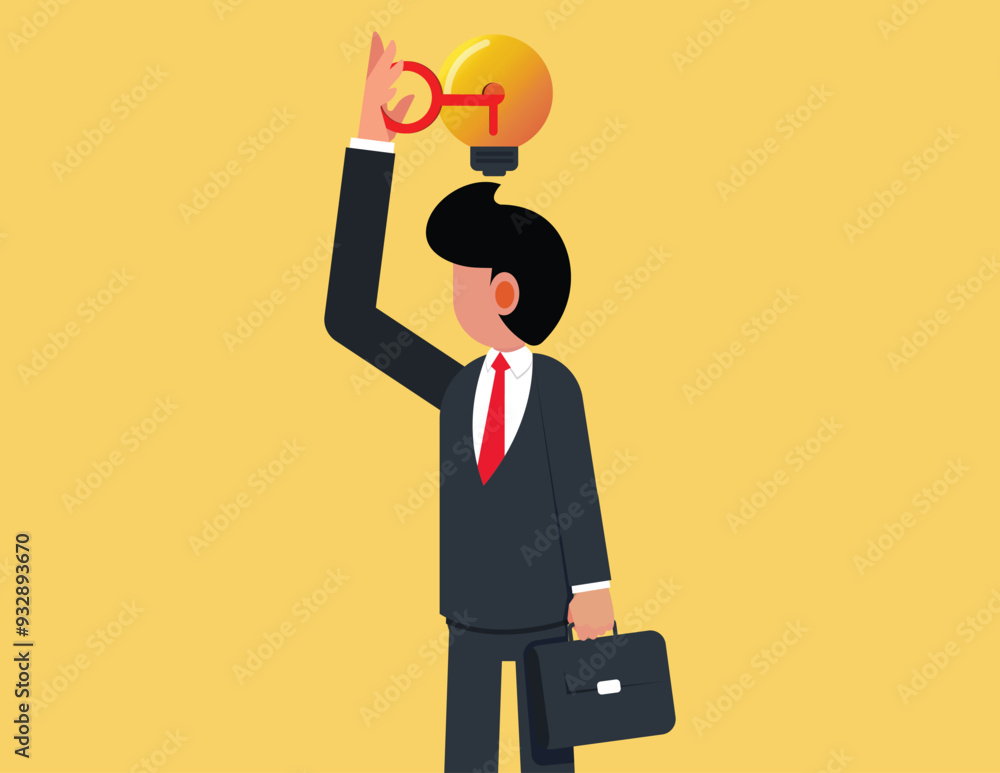 Unlock potential, Businessman use keys to unlock their potential and overcome challenges. Unlock potential, Businessman use keys to unlock their potential and overcome challenges.