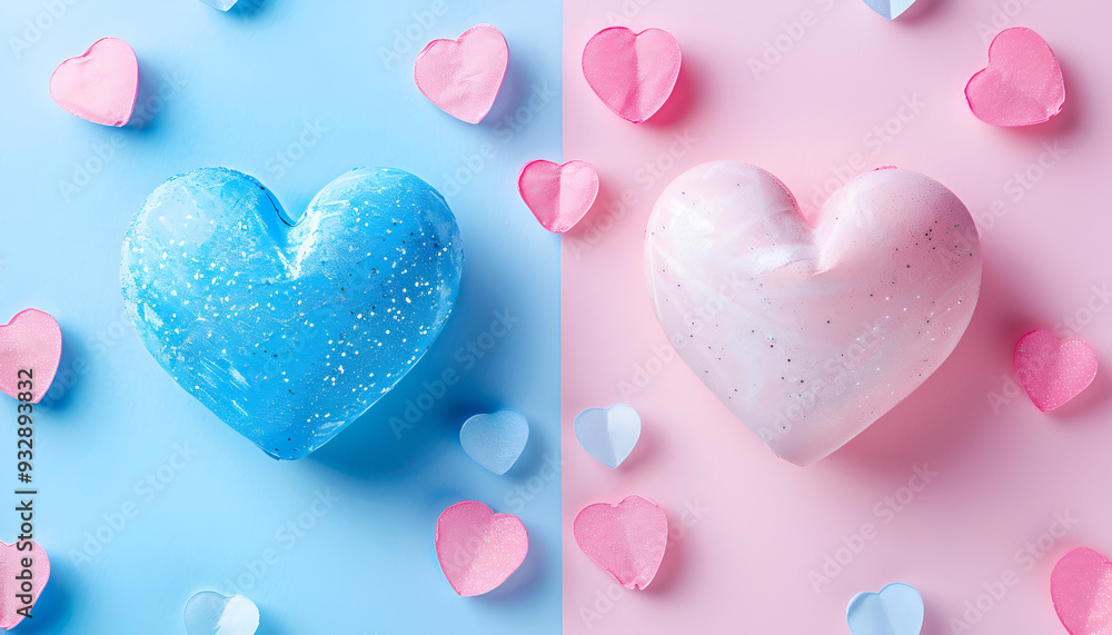 Obraz premium Valentine's Day decoration ideas.