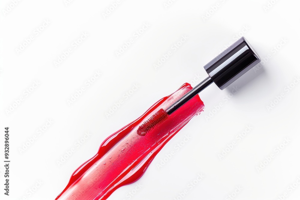 Isolated liquid lipstick applicator on white background Isolated liquid lipstick applicator on white background