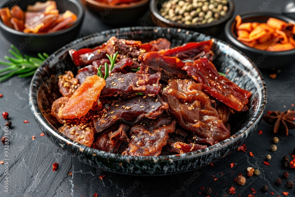 Jerky made from chicken beef and pork great for beer snacks Jerky made from chicken beef and pork great for beer snacks