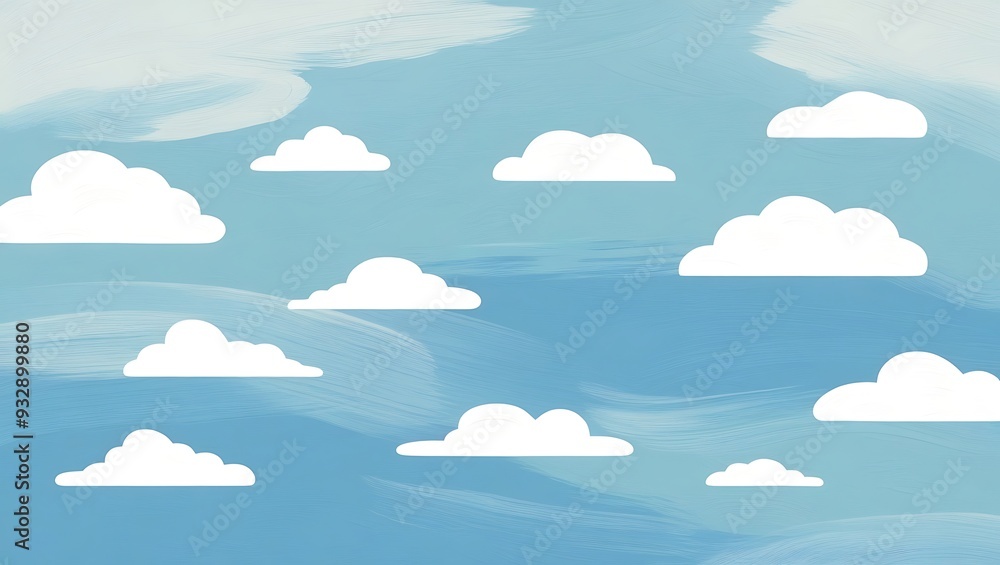 beautiful cloudy blue sky vector abstract background beautiful cloudy blue sky vector abstract background