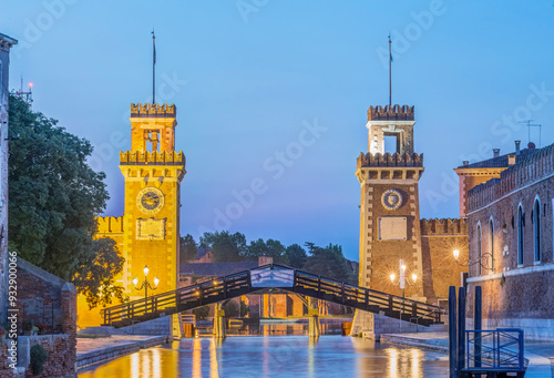 Italy, Venice. Arsenal, This area was a shipyard which produced all of the ships in the Venetian navy. 