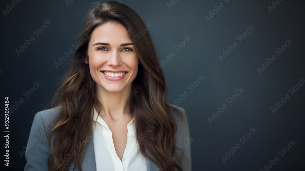 A portrait of an attractive businesswoman.
A portrait of an attractive businesswoman.
