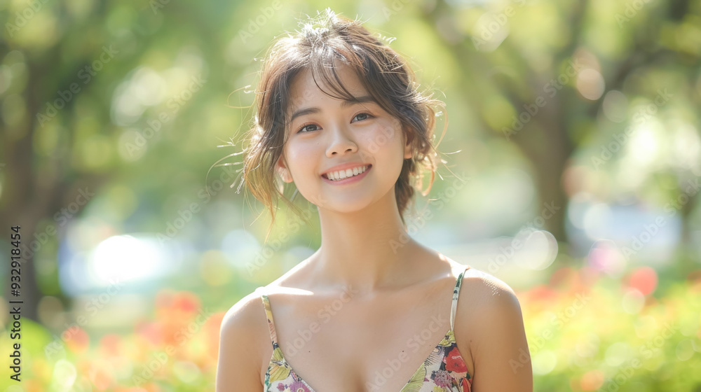 若い女性のポートレート 若い女性のポートレート