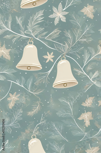 Soft colored Christmas theme background
