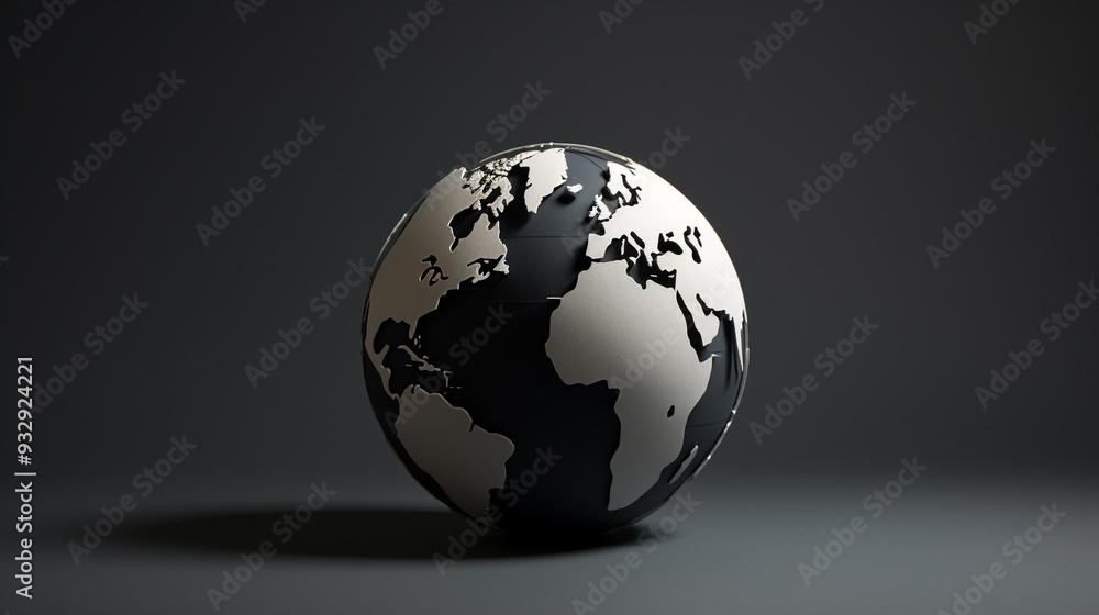 paper crafting style world map paper crafting style world map