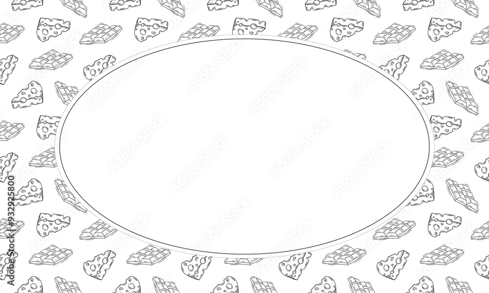 food and beverage frame in doodle style frame background food and beverage frame in doodle style frame background