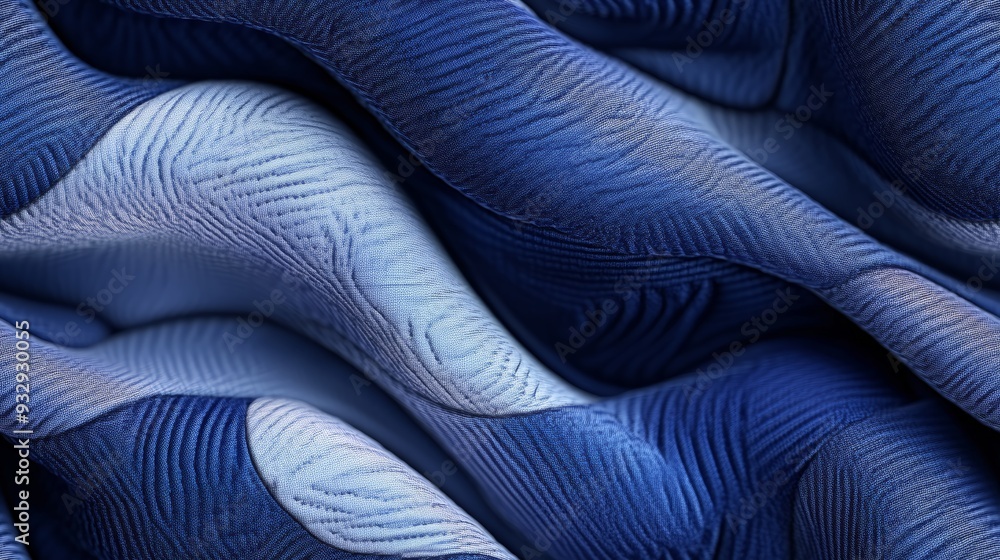 46. Quilted patterns, soft textures, cozy fashion design, 3D illustration 46. Quilted patterns, soft textures, cozy fashion design, 3D illustration