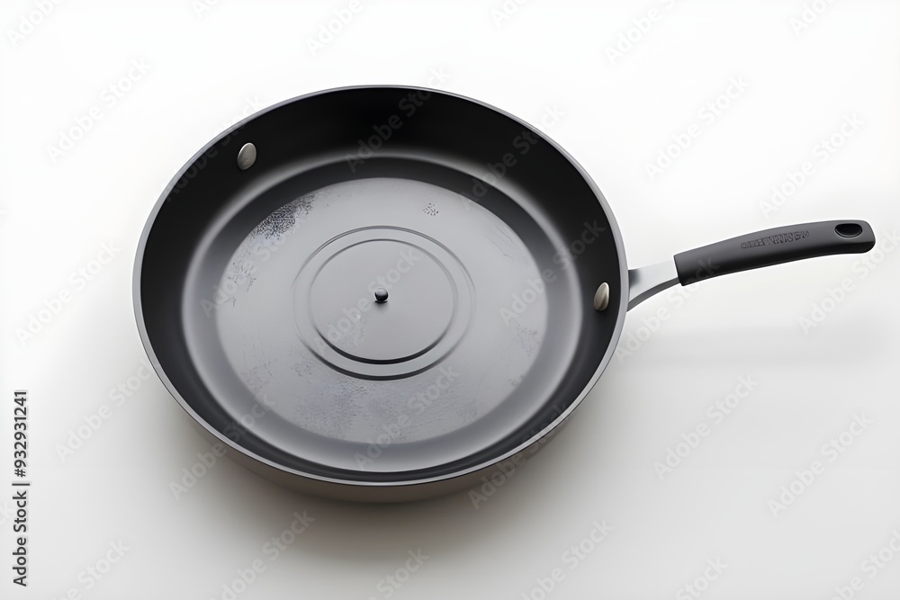 Frying Pan: A flat-bottomed cooking utensil with a long handle, used for frying, sautéing, and browning food. Frying Pan: A flat-bottomed cooking utensil with a long handle, used for frying, sautéing, and browning food.