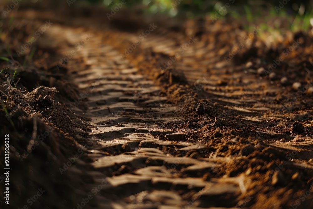 Tracks on the earth Tracks on the earth