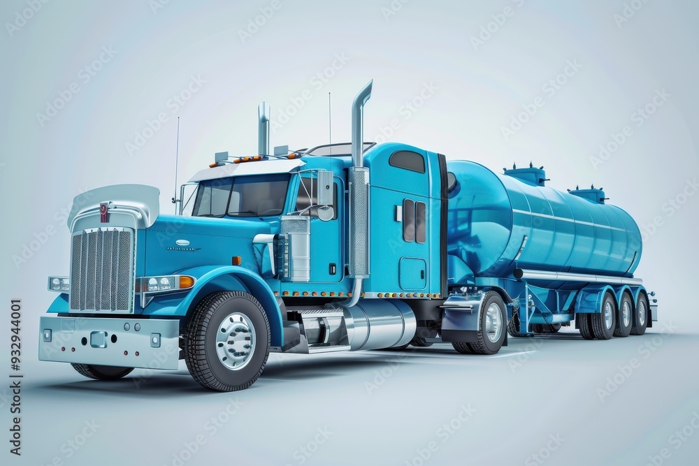 Truck with CNG tank Truck with CNG tank