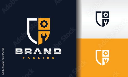shield gear wrench logo