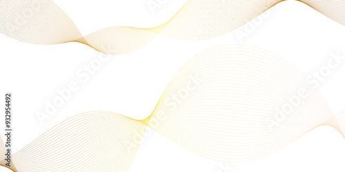 3d slim waves curves vector abstract wallpaper for desktop