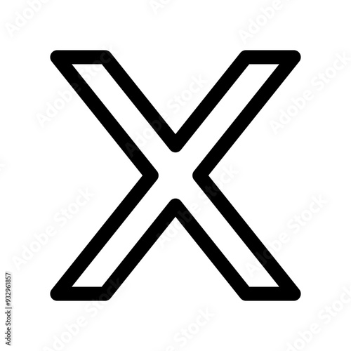 X Sign