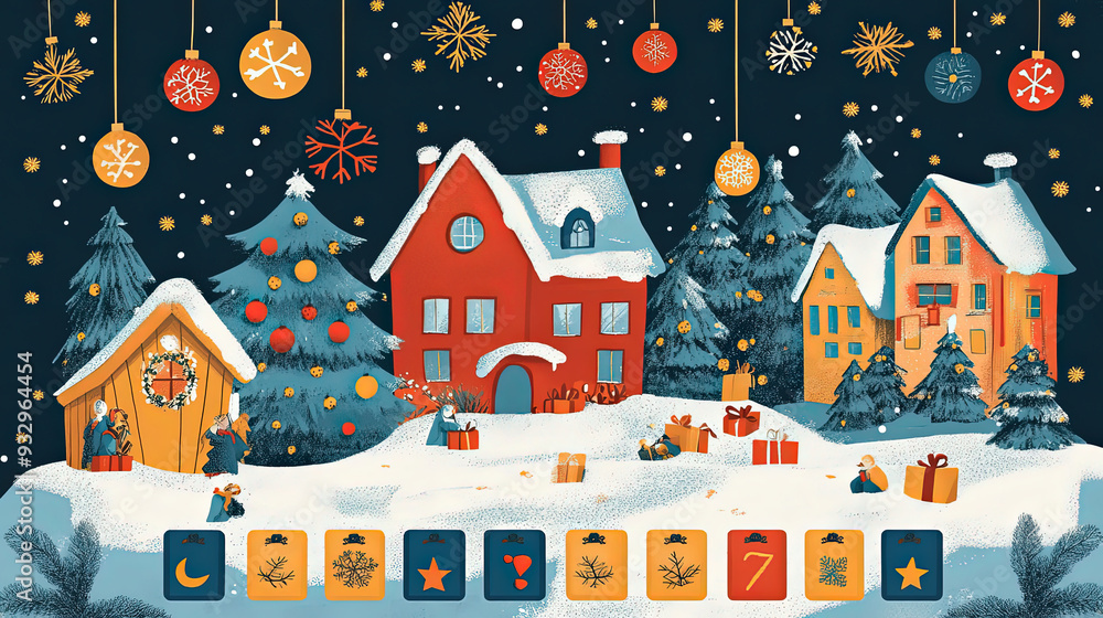Fototapeta premium graphic resource for Christmas 