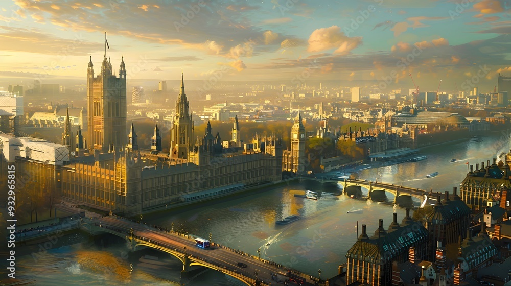 Obraz premium big ben london. 